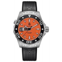Tag Heuer Aquaracer 500M Orange Dial Men's Watch WAJ1113-FT6015